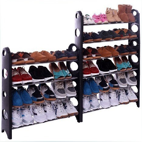 厂家直销庆诺牌简易热销 十层50双组装鞋架 多功能鞋架 鞋柜