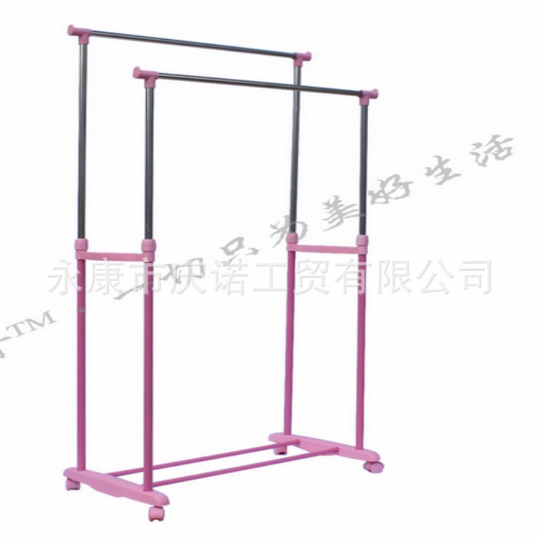 厂家直销双杆晾衣架户内外不锈钢杆晾衣挂便捷拆卸不锈钢晾衣架