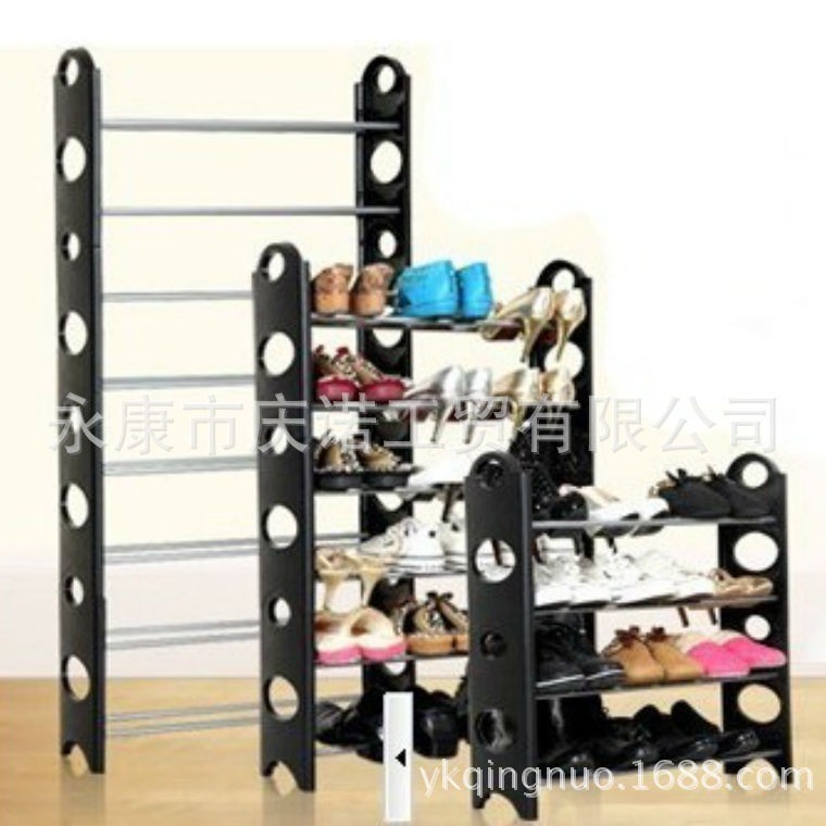 厂家直销组装鞋架 多层侧板组装鞋架 收纳简易鞋柜 无隔层 一件代